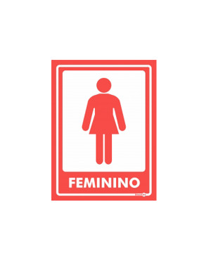 Adesivo Banheiro Feminino Parede - Encartale