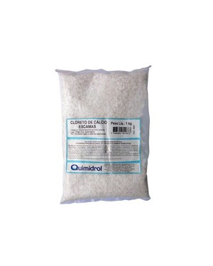 Cloreto de Cálcio em Escamas 1kg - Quimidrol