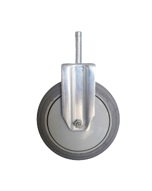 Rodízio 6 Pol. Soft Espiga Fixa Lisa - Schioppa 