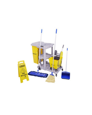 Kit de Limpeza Amarelo - Bralimpia