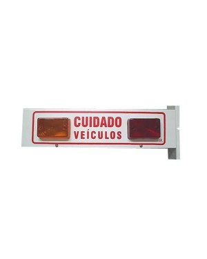 Sinalizador Garagem Plástico Led Sonoro